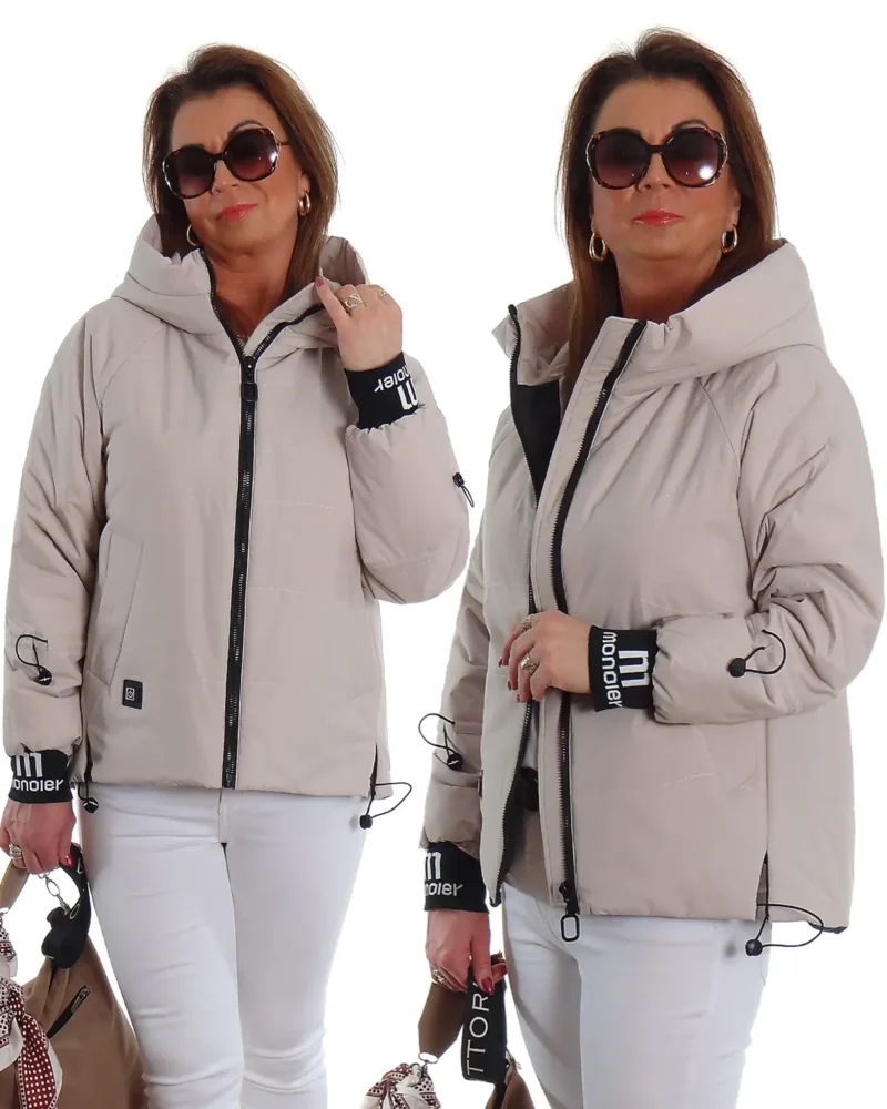 Lekka przejściowa kurtka VINICE kremowa